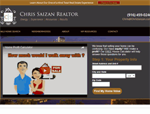 Tablet Screenshot of chrissaizan.com